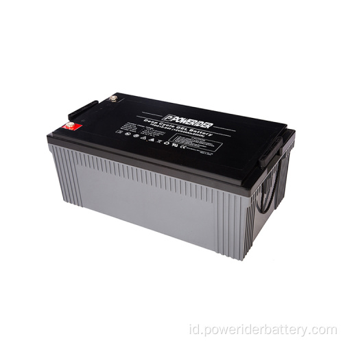 12V 240AH Baterai Asam Timbal Gel Deep Gel